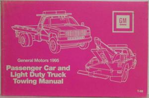 1995 General Motors Passenger Car and Light Truck Towing Instructions Manual