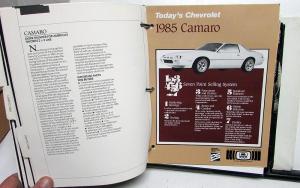 1985 Chevrolet Passenger Car Value Guide Dealers Album Corvette Camaro