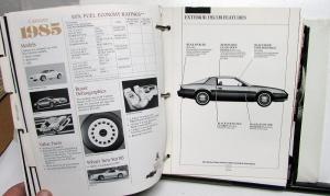 1985 Chevrolet Passenger Car Value Guide Dealers Album Corvette Camaro