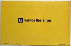 2001 General Motors Passenger Car and Light Truck Towing Instructions Manual