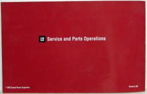 2003 General Motors Passenger Car and Light Truck Towing Instructions Manual