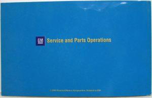 2004 General Motors Passenger Car and Light Truck Towing Instructions Manual