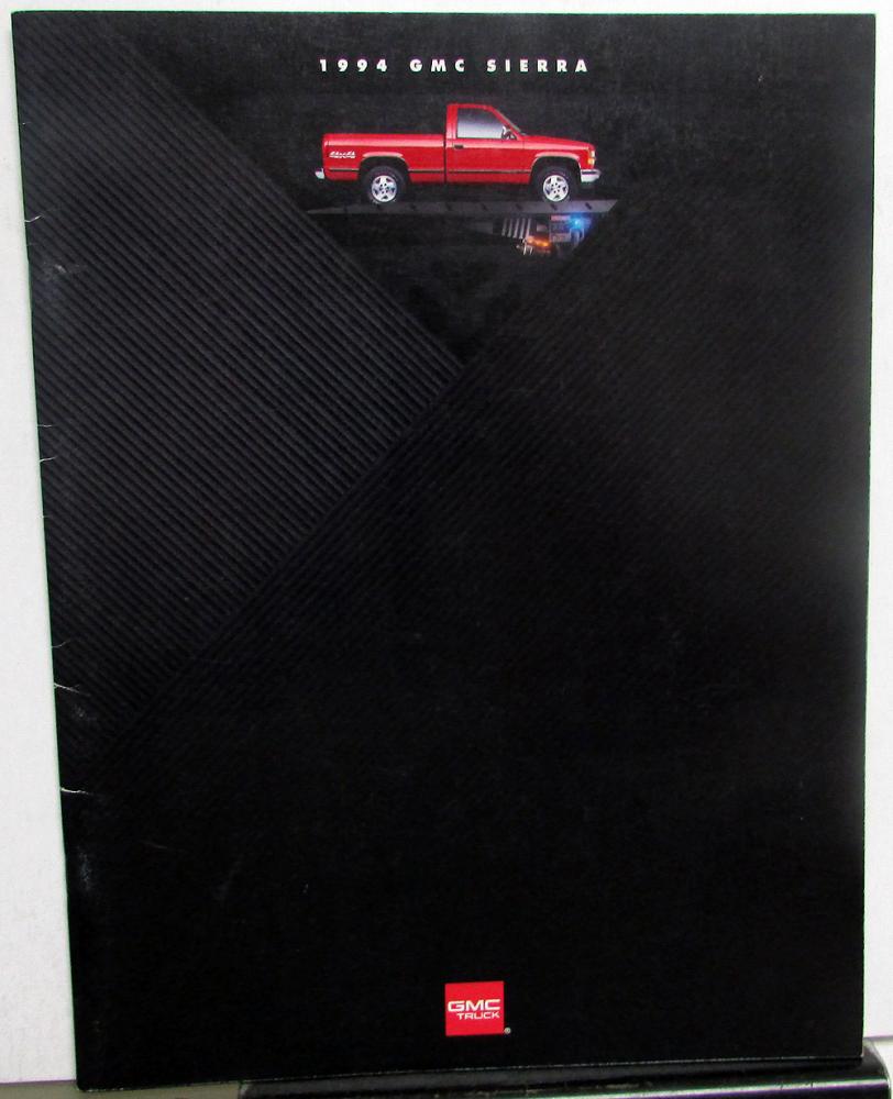1994 GMC Sierra SL SLE Club Coupe Pickup Truck Sales Brochure Original