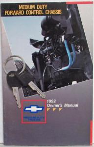 1992 Chevrolet Medium Duty Forward Control Chassis Owners Manual
