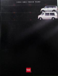 1994 GMC Truck Rally Vandura Vans Sales Brochure Original