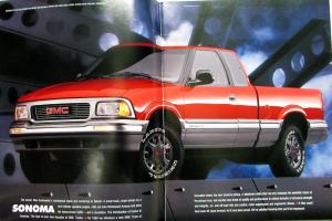 1994 GMC Sonoma Regular Cab & Club Coupe Pickup Truck Sales Brochure Original