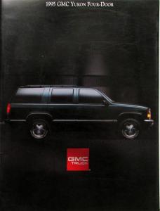 1995 GMC Yukon Four Door Truck Oversized Sales Brochure Original