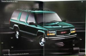 1995 GMC Yukon Four Door Truck Oversized Sales Brochure Original