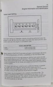 1995 Caterpillar 3116 ATAAC Engine Operation and Maintenance Manual