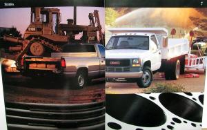 1995 GMC Truck Commercial Vehicles Pickups Vans Sales Brochure Original