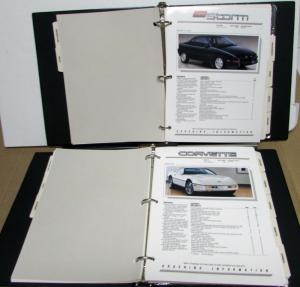 1990 Chevrolet Geo Advanced Product Information Trucks Corvette Camaro
