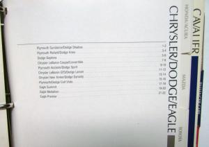 1989 Chevrolet Dealers Album Facts Comparison Light Duty Truck Toyota Dodge Ford