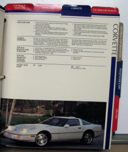 1989 Chevrolet Dealers Album Facts Comparison Light Duty Truck Toyota Dodge Ford