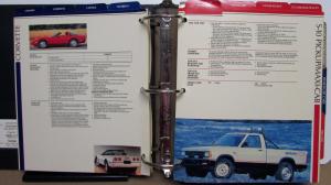 1989 Chevrolet Dealers Album Facts Comparison Light Duty Truck Toyota Dodge Ford