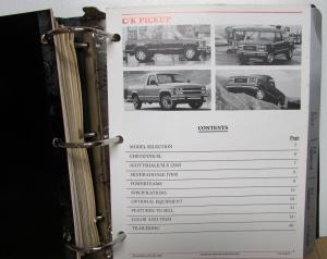 1989 Chevrolet Dealers Album Facts Comparison Light Duty Truck Toyota Dodge Ford