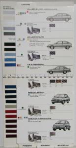 1990 Pontiac Color Interior Selections Dealer Album Sales Folder Trans Am