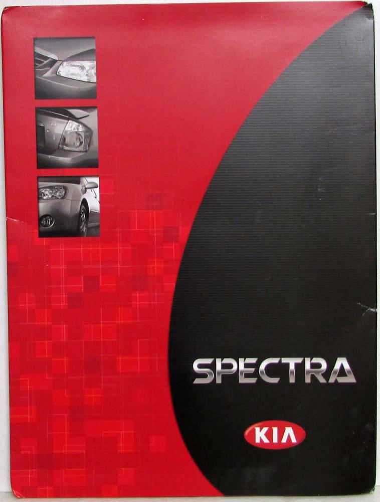2004 Kia Spectra Media Information Press Kit and KCV III Concept Info