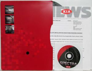 2004 Kia Spectra Media Information Press Kit and KCV III Concept Info