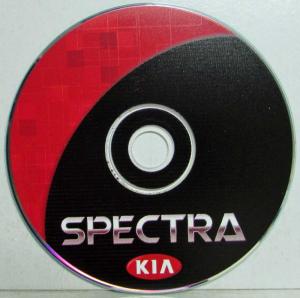 2004 Kia Spectra Media Information Press Kit and KCV III Concept Info