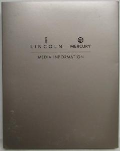 2004 Lincoln-Mercury Media Info Boxed Press Kit - Aviator Mark LT Mark X Mariner