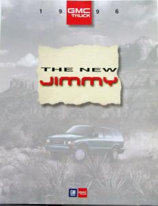 1996 GMC Jimmy 4x4 Truck Hebrew Text Sales Brochure for Israeli Market Original