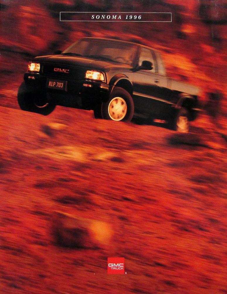 1996 GMC Sonoma Pickup Truck SL SLS SLE Models Sales Brochure Original
