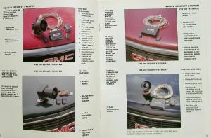 1996 GMC Truck Dealer Accessory Options Sales Brochure Catalog DEALER ONLY ITEM