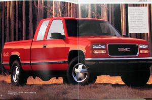 1996 GMC Sierra Pickup Truck Canadian Sales Brochure Original