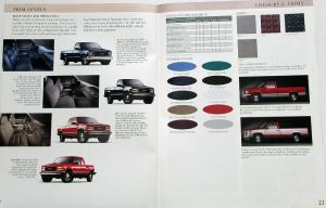 1996 GMC Sierra Pickup Truck Canadian Sales Brochure Original