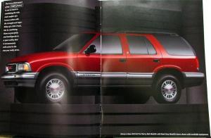 1996 GMC Sierra Sonoma Jimmy Yukon Suburban Safari Truck Sales Brochure Original