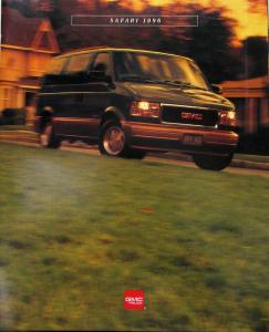 1996 GMC Safari Van SLX SLE SLT Truck Sales Brochure Original