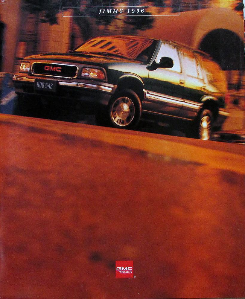 1996 GMC Jimmy SL SLS SLE SLT Sales Brochure Original