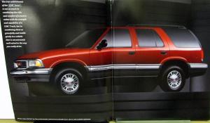1996 GMC Jimmy SL SLS SLE SLT Sales Brochure Original