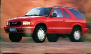 1996 GMC Jimmy SL SLS SLE SLT Sales Brochure Original