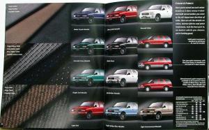 1996 GMC Jimmy SL SLS SLE SLT Sales Brochure Original