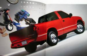 1997 GMC Sonoma SL SLS SLE Pickup Truck Sales Brochure Original