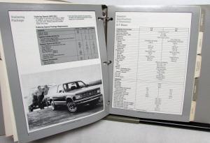 1984 Chevrolet Dealer Sales Album Paint Chips Upholstery Trucks El Camino Blazer