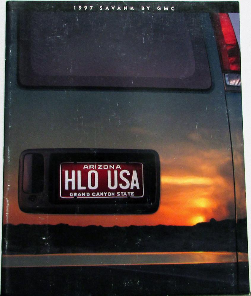 1997 GMC Savana Van Truck Sales Brochure Original
