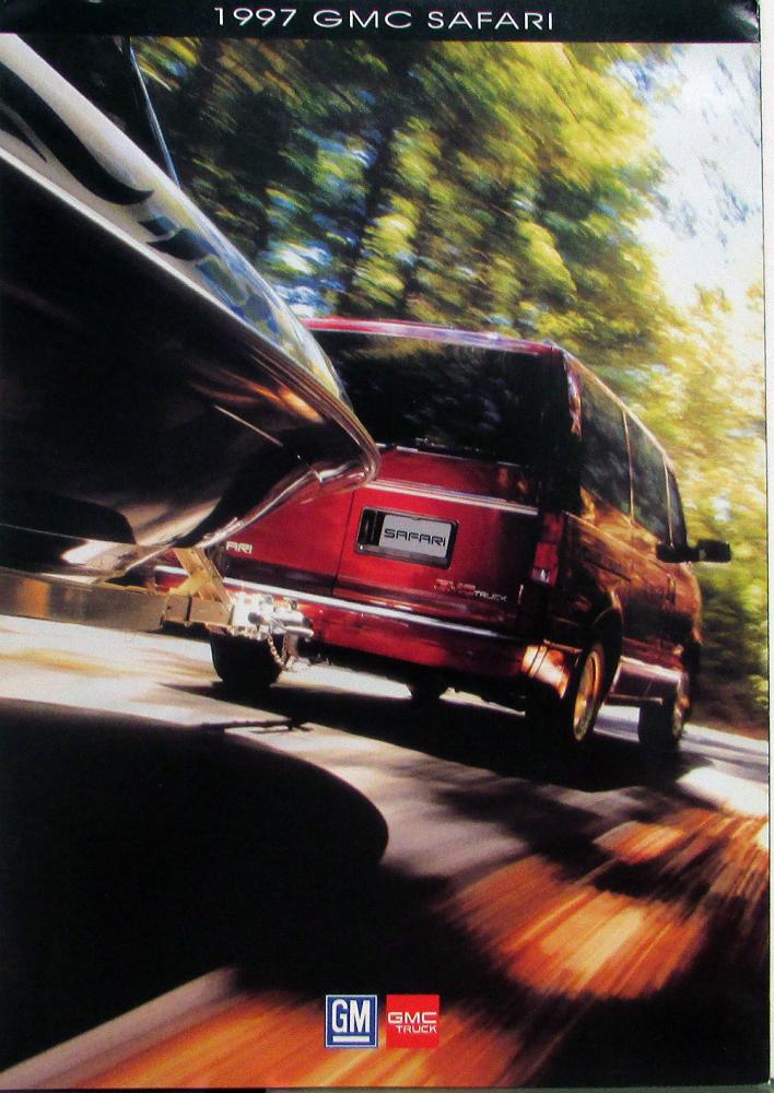1997 GMC Safari Van Truck Hebrew Text Sales Brochure for Israeli Market Original