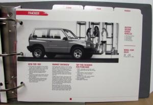 1991 Geo Dealers Album Options Specs ComparisonPrizm Storm Tracker Metro