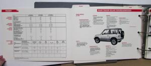 1991 Geo Dealers Album Options Specs ComparisonPrizm Storm Tracker Metro