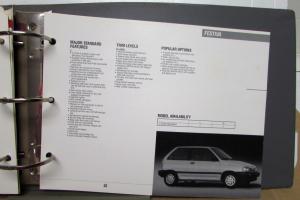 1991 Geo Dealers Album Options Specs ComparisonPrizm Storm Tracker Metro