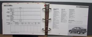 1991 Geo Dealers Album Options Specs ComparisonPrizm Storm Tracker Metro