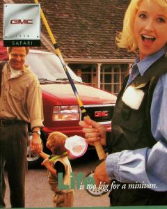 1998 GMC Truck Safari SLT SLE Conversion Van Sales Brochure Original