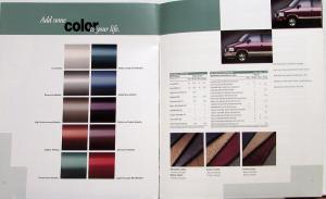 1998 GMC Truck Safari SLT SLE Conversion Van Sales Brochure Original