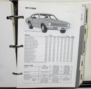 1971-1975 Chevrolet Dealers Album Foreign/Domestic Small Cars Guide Dodge Ford