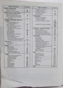 1992 Chevrolet Caprice Sedan/Wagon Service Shop Repair Manual
