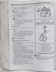 1992 Chevrolet Caprice Sedan/Wagon Service Shop Repair Manual