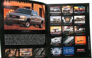 1999 GMC Light Commercial Trucks Vans Sales Brochure Original