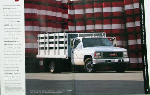 1999 GMC Light Commercial Trucks Vans Sales Brochure Original